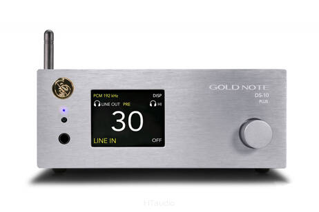 Gold Note DS-10 streamer/DAC/wzm. słuchawkowy srebrny