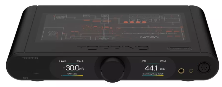 TOPPING DX9 wzm. słuchawkowy z przetwornikiem DAC czarny