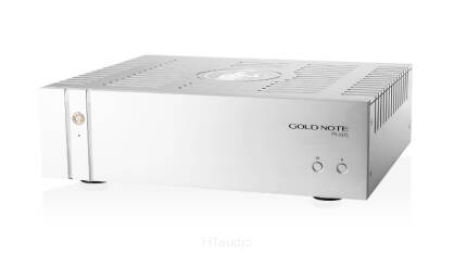Gold Note PA-1175 Końcówka mocy stereo srebrna