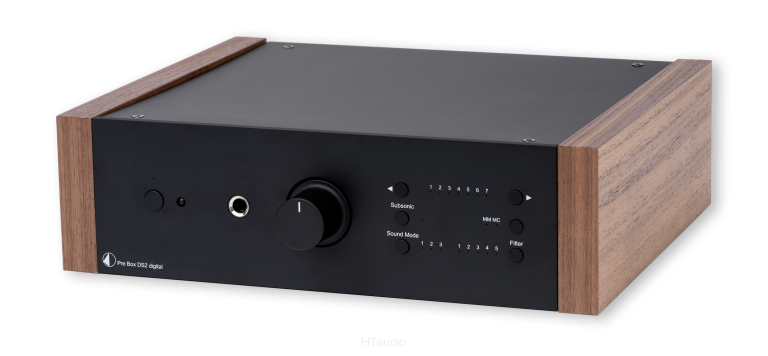 Pro-Ject Pre Box DS2 Digital Przedwzmacniacz stereo z przetwornikiem DAC czarny/orzech